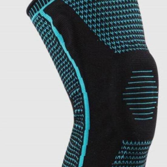 Kniebandage mit Silikon-Patellaplatte Damen Herren Sommer Meniskusriss Verletzung Erholung Gelenkschmerzen Laufen Sport Kniebandage Kompressionshülse