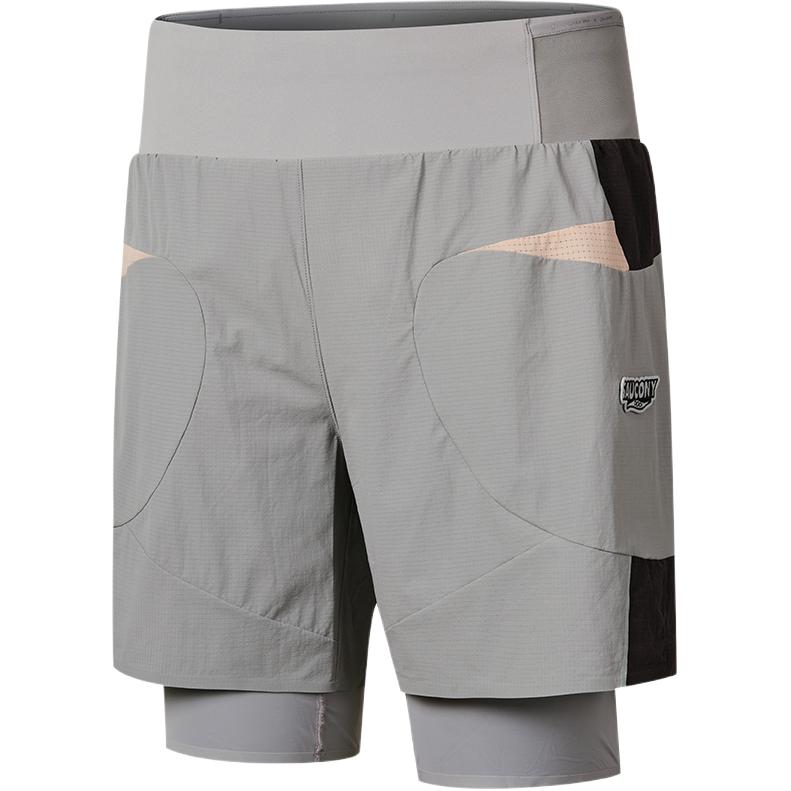 

Saucony Nathan Bell Series Running Training Fashion Soft Comfortable Casual Sports Shorts Unisex shorts Gray SA2259DP41C-GR208 L