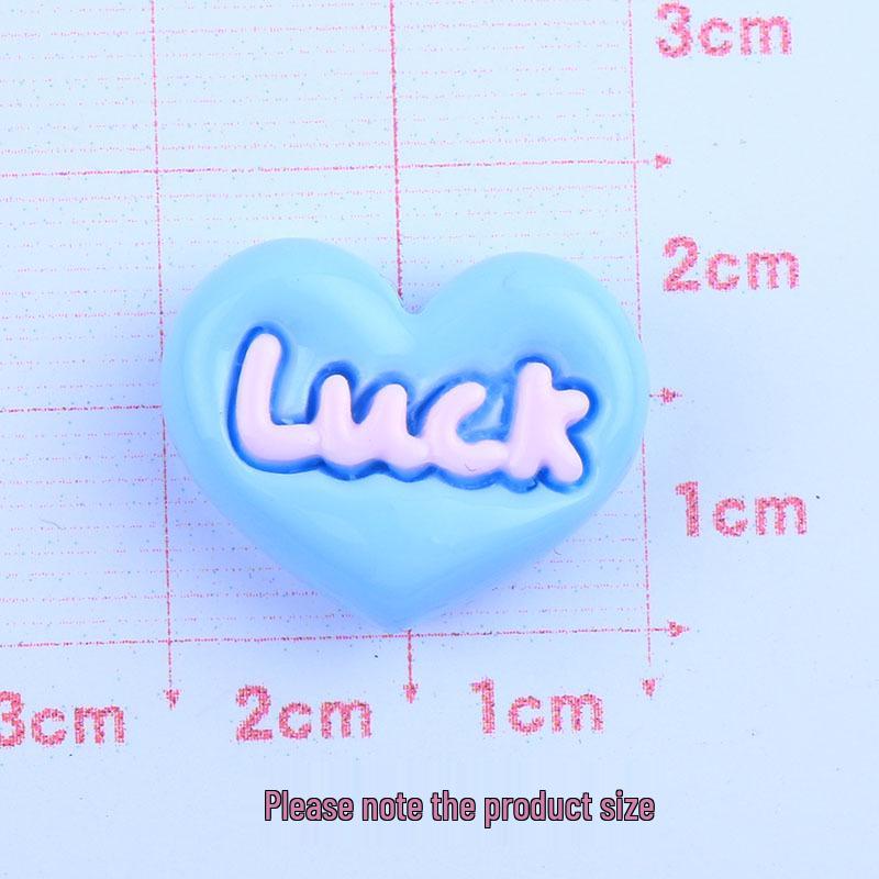 Cartoon Glossy Rabbit Heart DIY Resin Hair Tie & Fridge Magnet Accessories