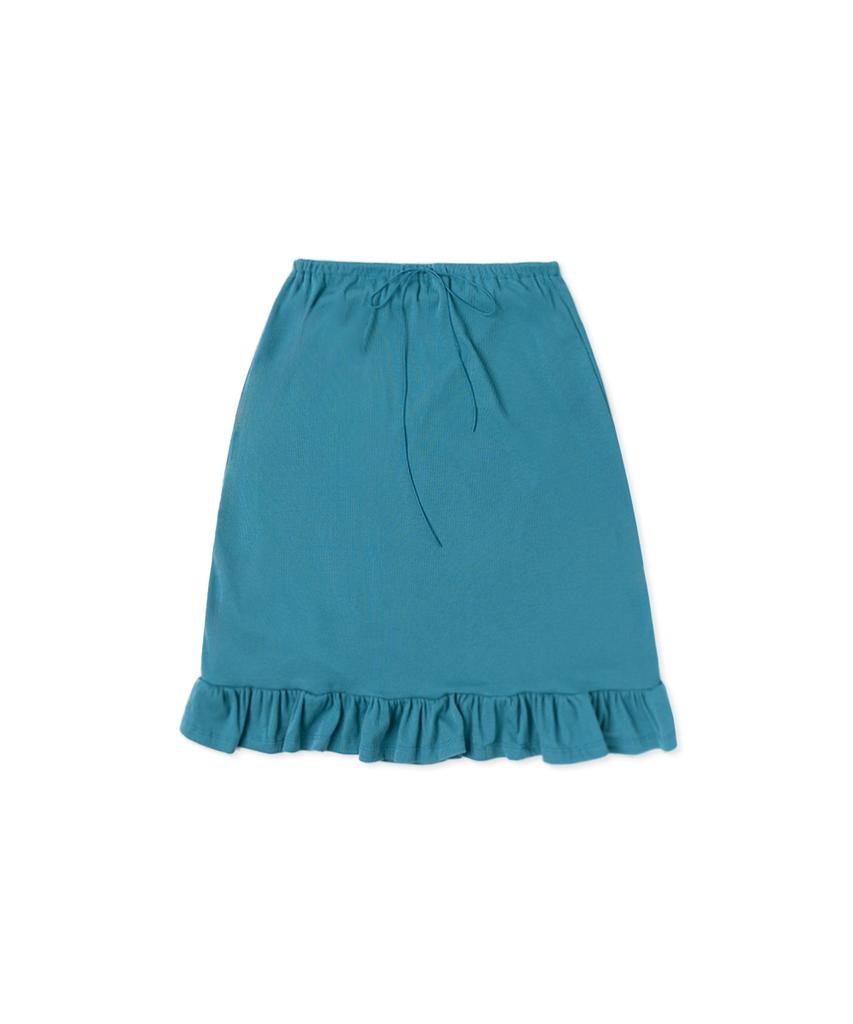 WITHOUT SUMMER Ale Frill Skirt_Teal