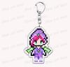 Cute Catoon Pixel Keychains for Women Bag Charm Fairy Stella Musa Tecna Magical Girl Fairies Keyrings Jewelry Friends Gifts