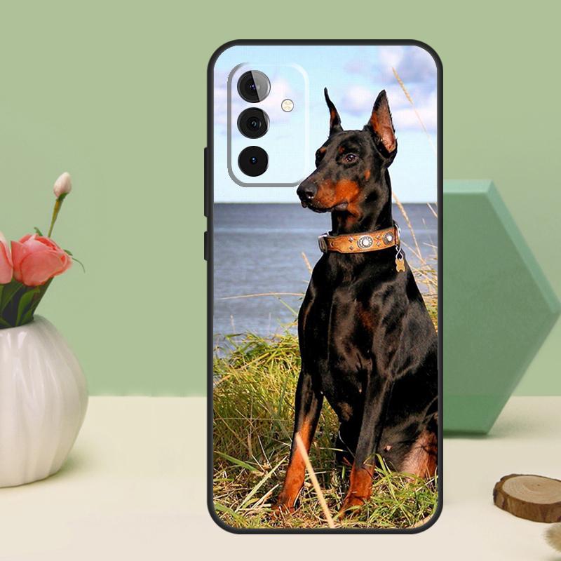 Doberman Dog For Samsung Galaxy A26 A54 A34 A14 A52 A32 A12 A13 A33 A53 A15 A16 A36 A56 A06 A35 A55 Case