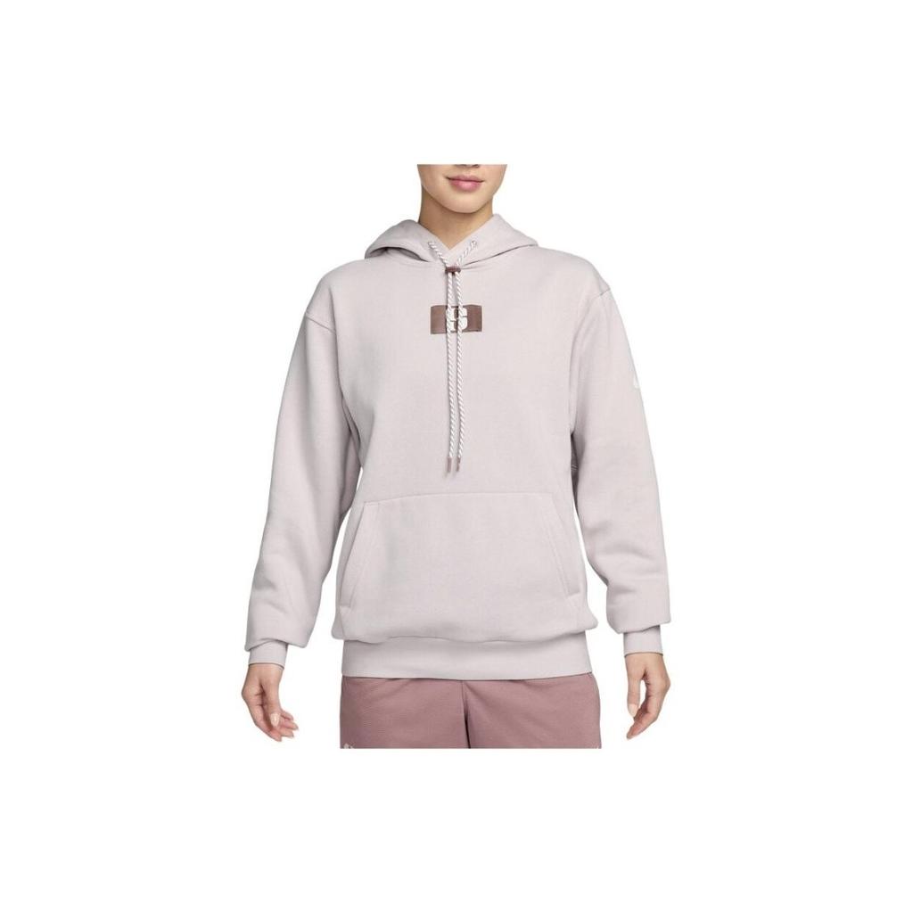 Nike Letter Logo Fleece-Lined Hoodie for Women