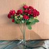 15 heads Artificial Silk Rose Flowers Bridal Bouquet for Home Wedding Floral Arrangement Garden Artificial Flowers DIYGift Decor
