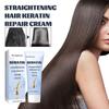 Keratin-Glättungsbehandlungscreme, reparierende, seidige Pflege, dauergewelltes Haar, feuchtigkeitsspendende, feuchtigkeitsspendende Haarmasken-Behandlungscreme