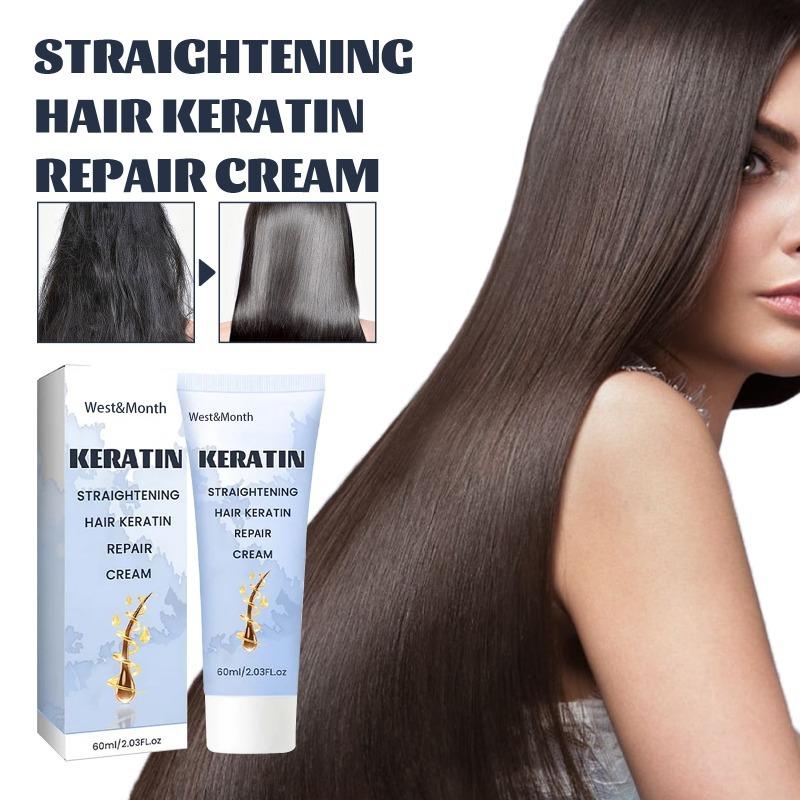 Keratin-Glättungsbehandlungscreme, reparierende, seidige Pflege, dauergewelltes Haar, feuchtigkeitsspendende, feuchtigkeitsspendende Haarmasken-Behandlungscreme