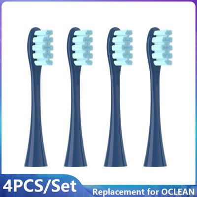 4 bucăți capete de perie de schimb pentru Oclean X PRO/Z1/F1/One/Air 2/SE Soft DuPont periuță de dinți electrică sigilată în vid, ambalată