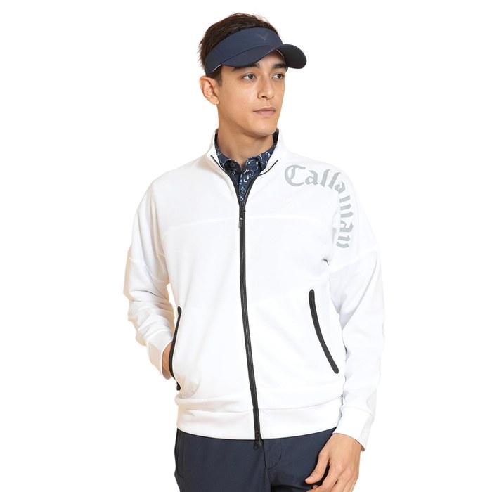 Callaway Men s Full-Zip Sweatshirt (Double Knit) / Golf / C25117100 1030_White M