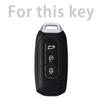 TPU Leather Car Smart Remote Key Cover Case For Ford Territory EV Bag Shell Holder Protector Key Chain Auto Accessories