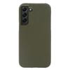 For Samsung Galaxy S22 5G Litchi Texture Magnetic Phone Case Anti-scratch Genuine Cow Leather+PC Cover