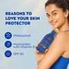 Nivea Sun Protect & Moisture SPF 50 Sunscreen 75ml – Vitamin E Enriched, Water Resistant, UVA/UVB Protection for All Skin Types