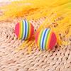 Minge pentru pisicuțe Culori curcubeu Solid Bouncy Fără miros Rezistent la mușcături Activitate în interior Jucărie de joc din spumă EVA Minge de jucărie pentru pisici Accesoriu pentru animale de companie