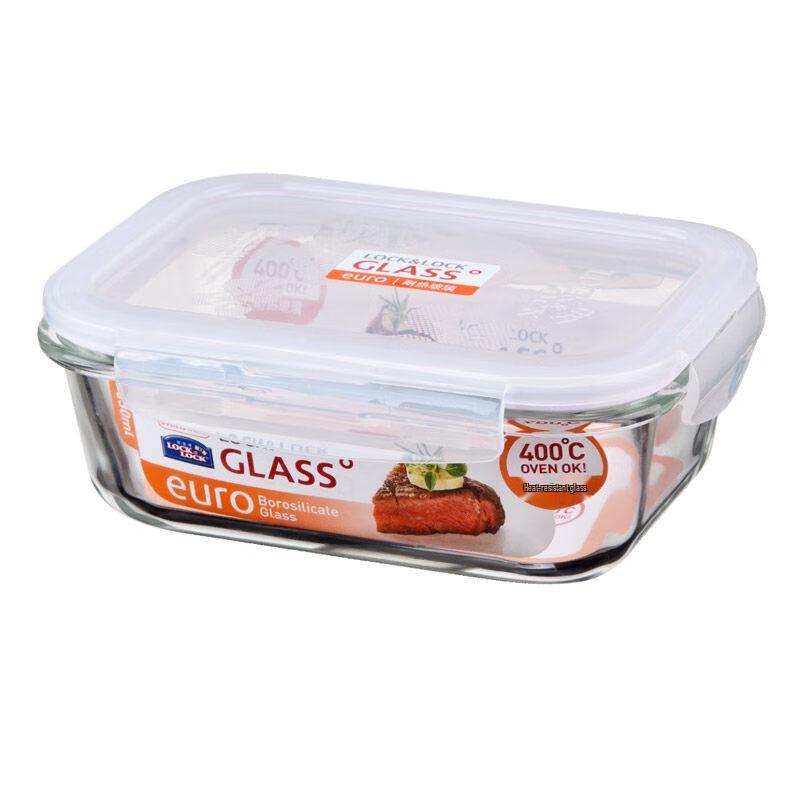 

Lock & Lock Glass Heat-Resistant Food Container Set