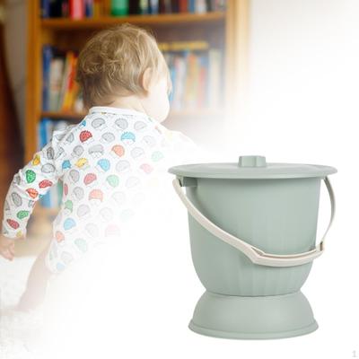 Chamber Pot, Night Urinal Spittoon with Lid, Potty Bucket for Female Male Kids Adults