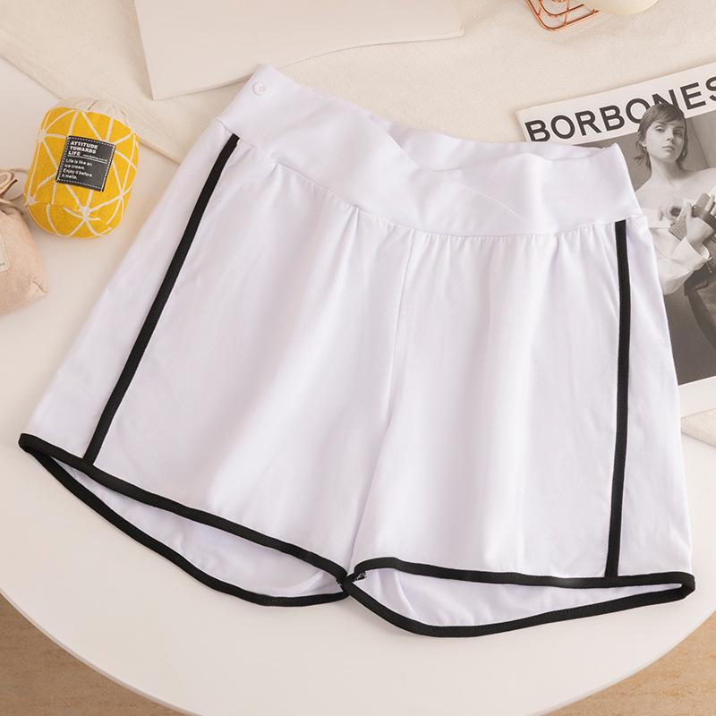 Women's Summer Maternity Wide Leg Low Waist Casual Sports Shorts