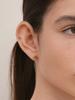 Minimalpiercing 14K 18K Golden Star Layer Piercing Earrings