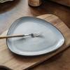 Utvald Retro Keramisk Specialformad Tallrik Hushåll Kreativ Tallrik Tallrik Grönsakstallrik Västlig Tallrik Restaurang Oregelbunden Tallrik
