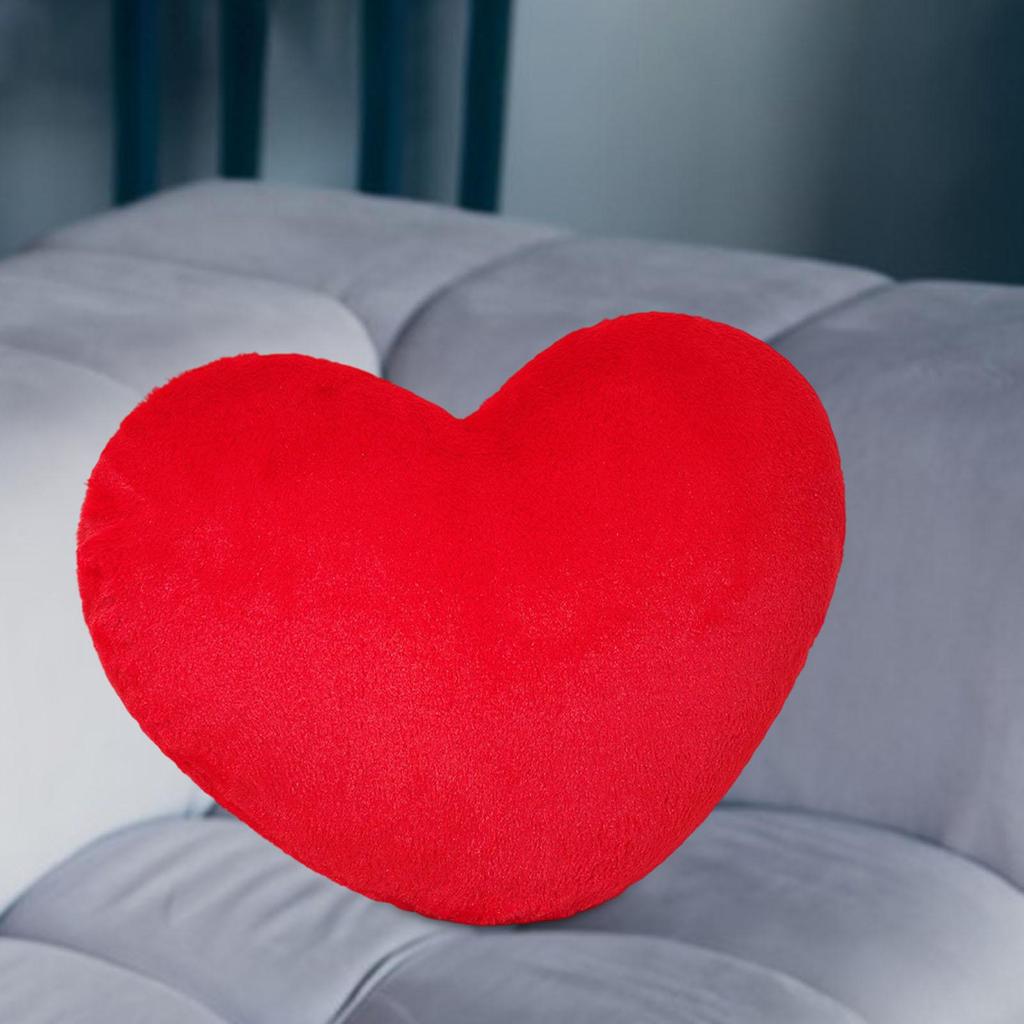 Heart-shaped Decorative Pillow, Breathable Bedside Cushion, Ornament for Sofa,