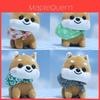Entzückender Shiba Inu Plüsch Rucksackanhänger Weiches Spielzeug Niedlicher Hund Schlüsselanhänger Anhänger 12cm
