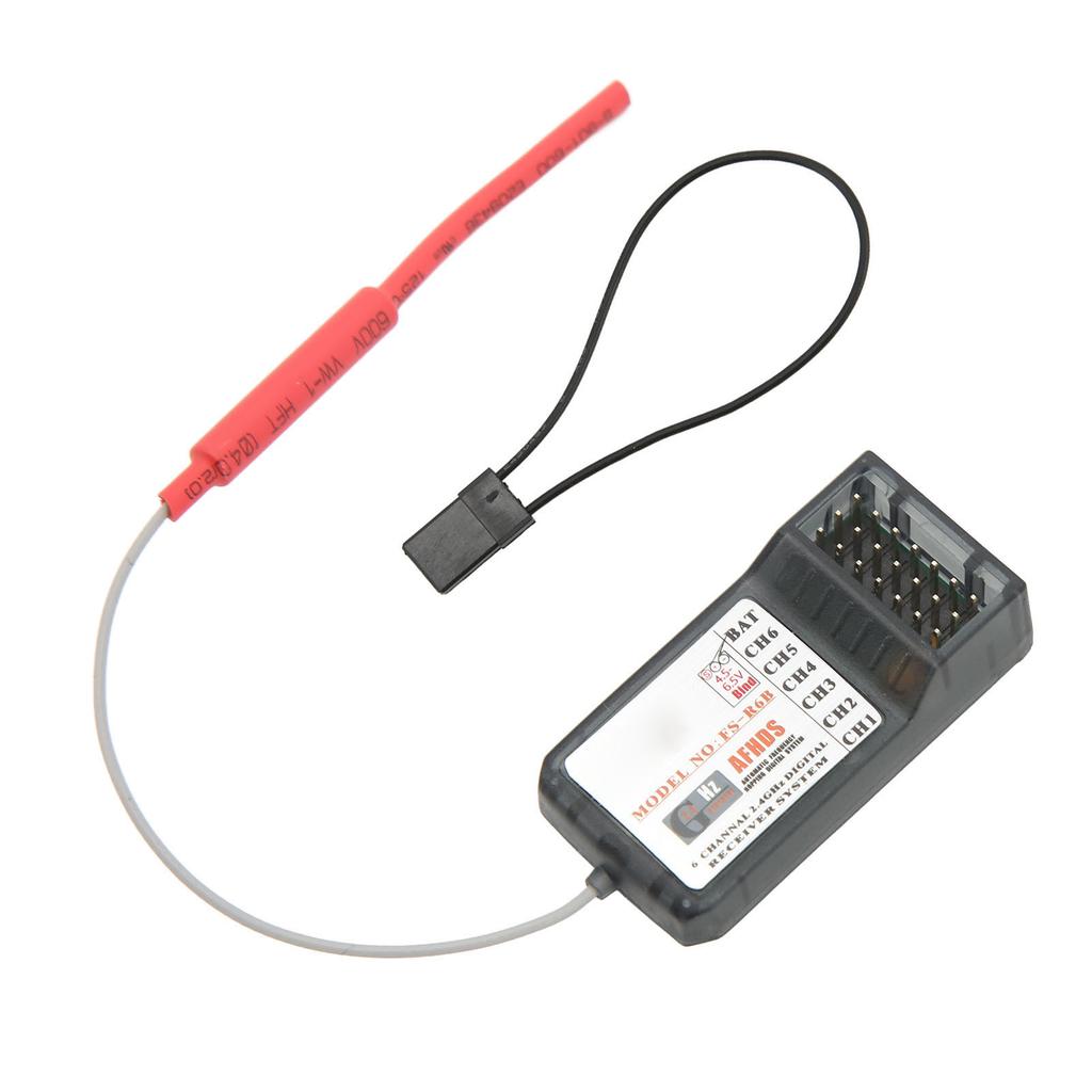 FS R6B 2.4Ghz 6CH RC Receiver for FlySky I6 I10 TH9X FS CT6B FS T6 RC Transmitter Replacement Receiver