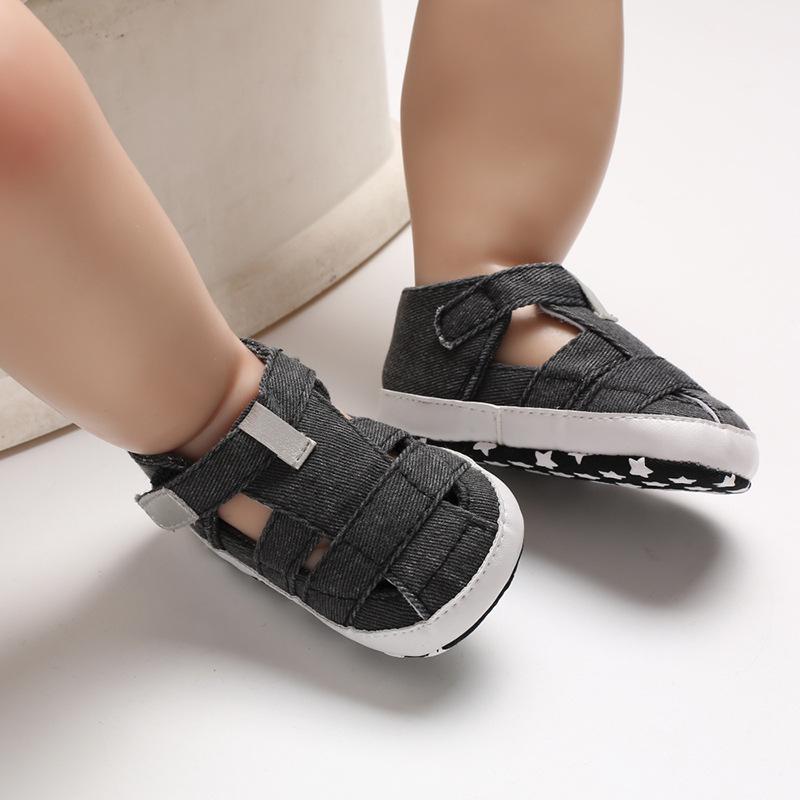 Summer Soft Sole Canvas Sandals for Toddlers (0-1 Year Old)