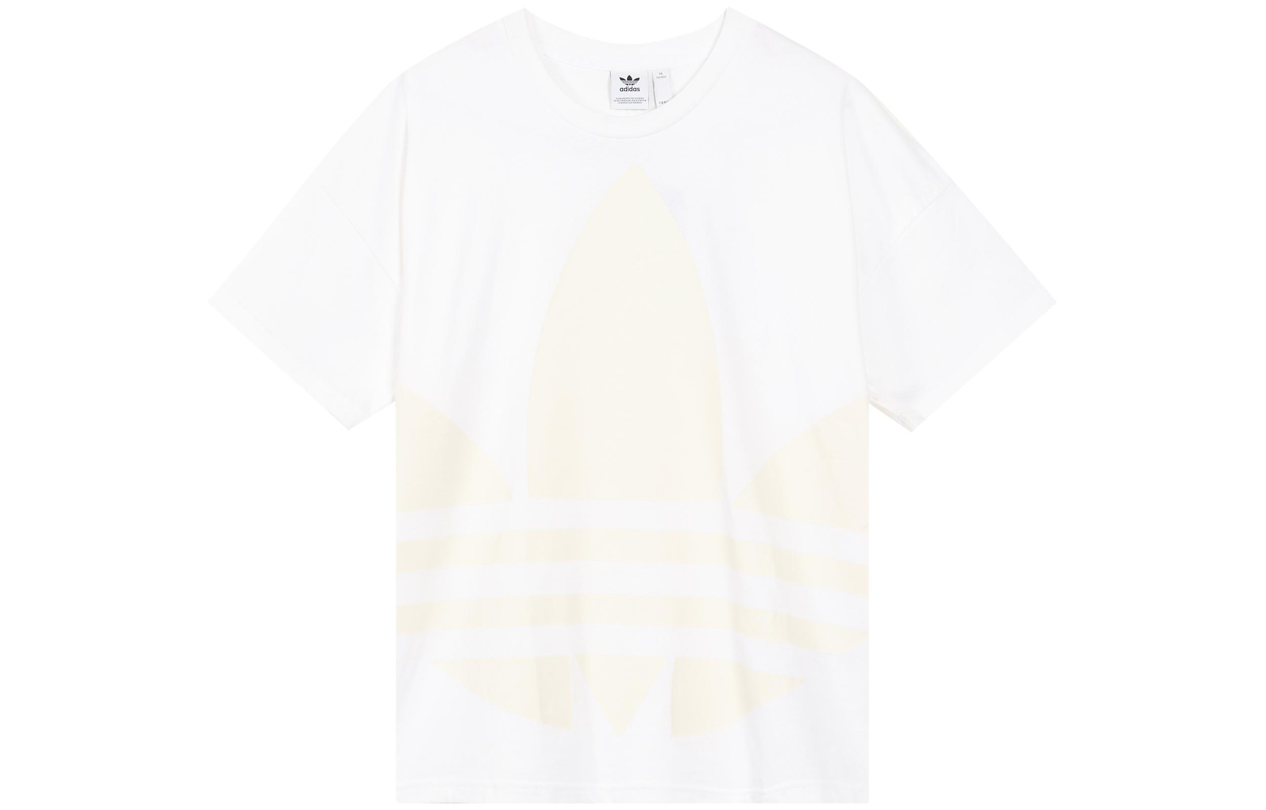 Adidas Originals Set in Sleeve T Shirt Women s White GJ1010 34