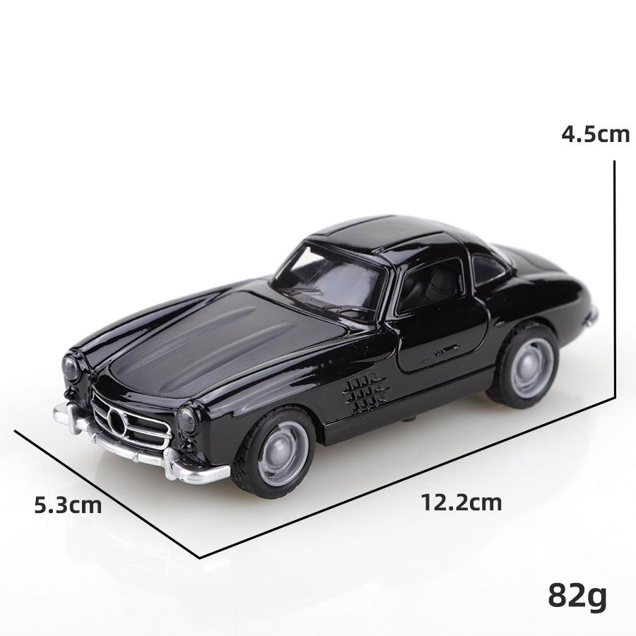 (Eingetütet) Maßstab 1/36 Nachbildung Amz300Sl Legierung Rückziehmodellauto, Druckgussmetall, Jungen Spielzeug, Retro Design, Exquisite Skala.