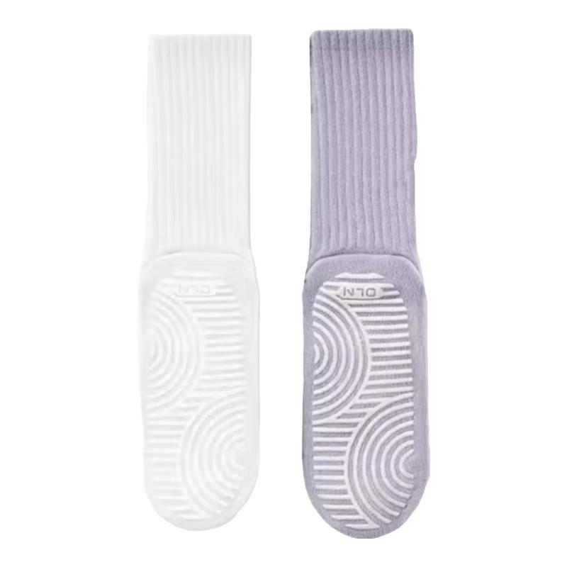 

Kerrlock Women s Mid-Calf Anti-Slip Yoga Socks One Size