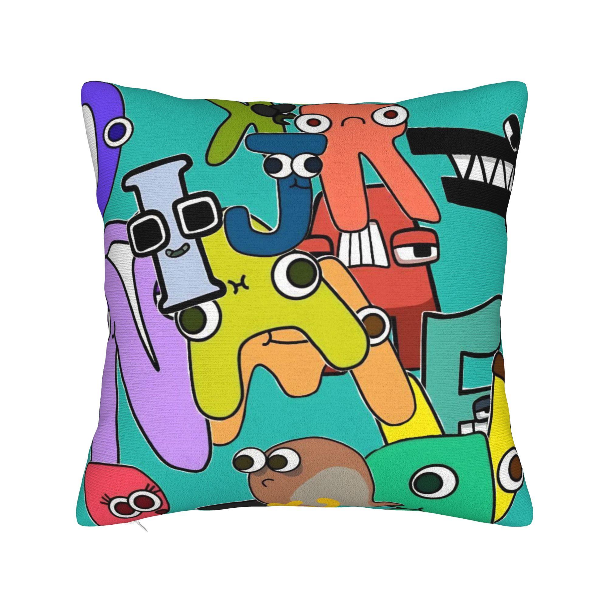 

Garten of Banban Funny Games Pillow Cover Stuff Soft Cushion Cover Decorations Throw Pillow Case Cover Car Multi Size 12x12Inch