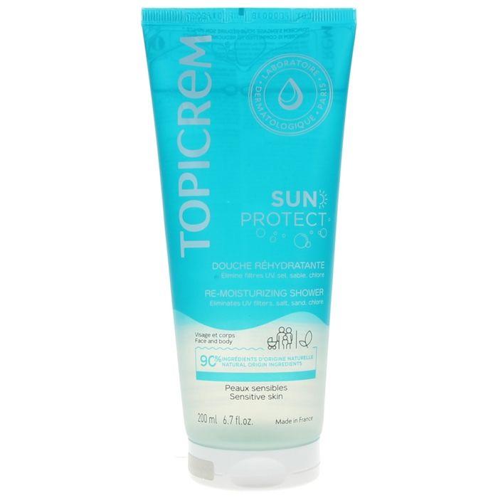 Topicrem Sun Protect Douche Réhydratante Peaux Sensibles 200 Ml