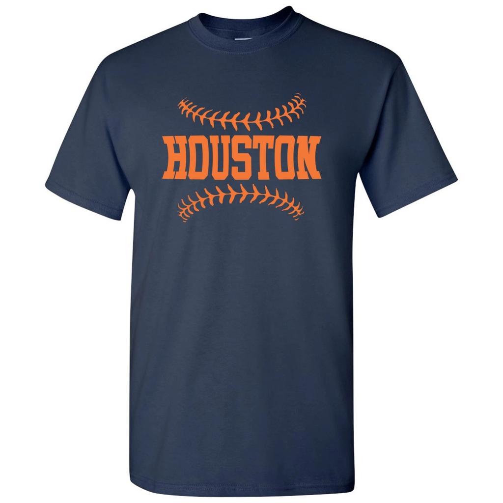 Houston Baseball Schnürsenkel Unisex T-Shirt