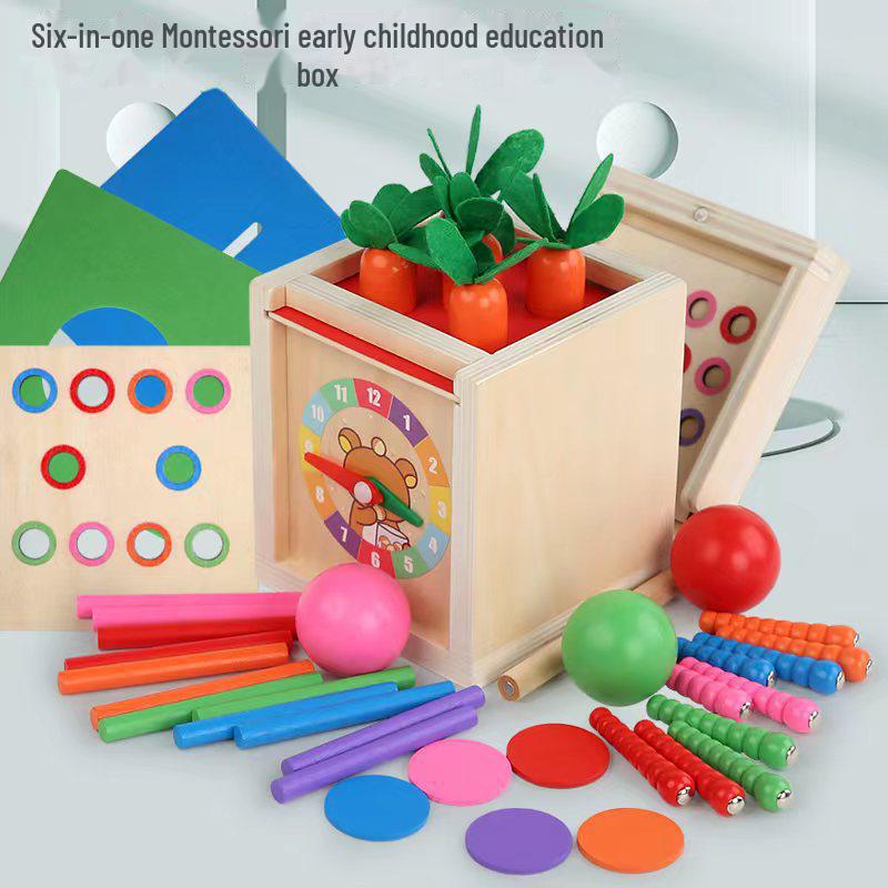 

Muzhile 6-в-1 Многофункциональный конструктор для монет в виде моркови для детей