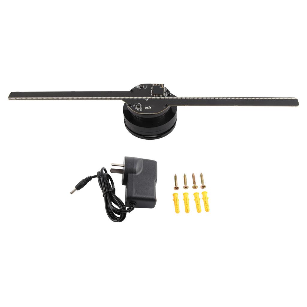 Ventilator Hologramă 3D 224 Margele Luminoase LED Rezoluție Înaltă Player Publicitar 3D pentru Afacere Magazin Magazin Ventilator Proiector Holografic