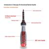 10-Piece Telescopic Ratchet Screwdriver Set - Bendable, Adjustable Phillips & Flathead Tools