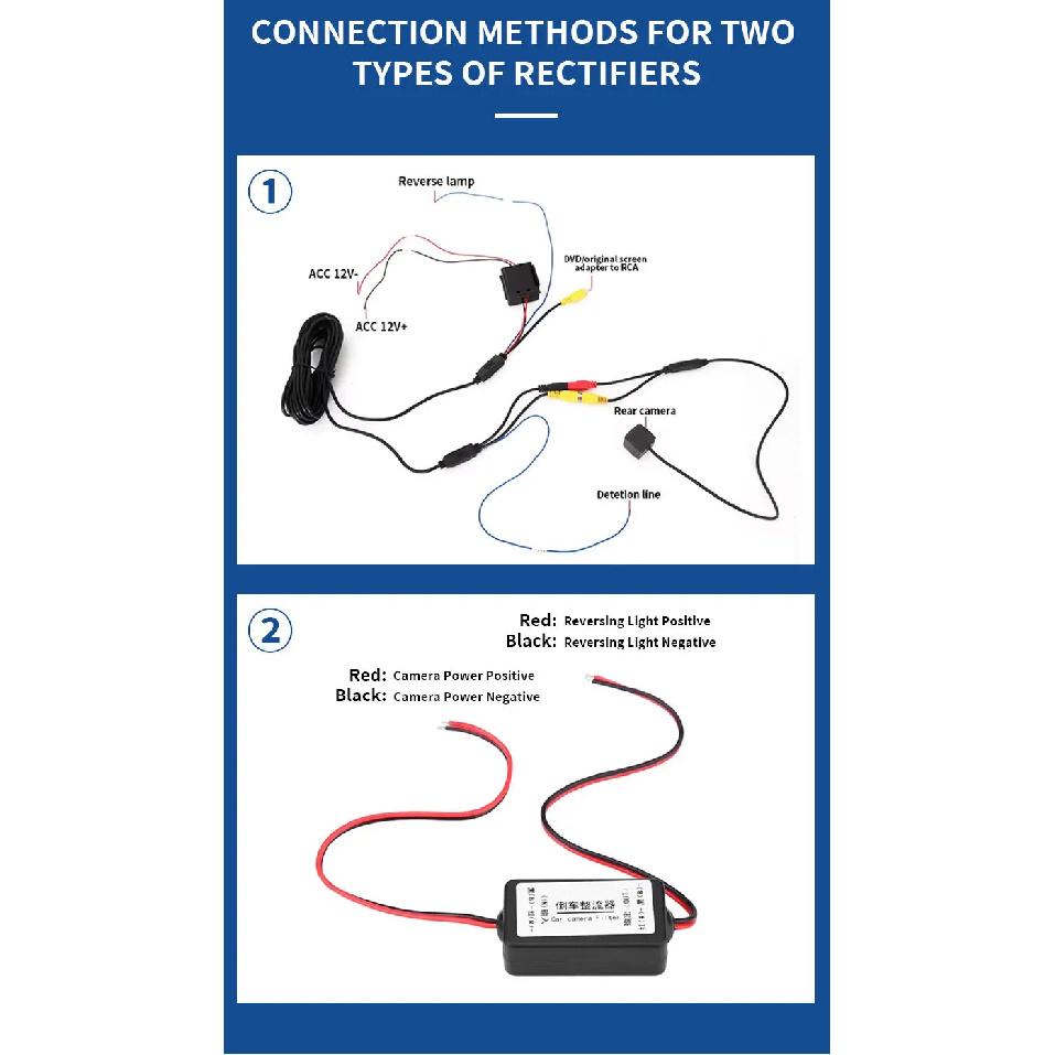 Telecamera Posteriore per Auto AHD Con Raddrizzatore Per Skoda Superb VW Magotan Polo Bora Golf Jetta Passat CC Touran Caddy Multivan T5