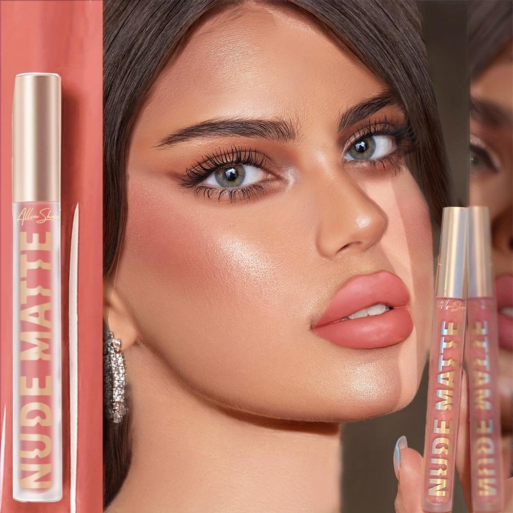 Matte Liquid Lipstick - Long-lasting, non-stick, moisturizing, nude, pink and brown tones