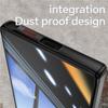 For Samsung Galaxy S24 S23 FE Plus Ultra Metal Armor Back Transparent Tempering Shell Full Cover With Lens Film Super Anti-drop Case Protector