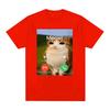 2026 Meowl Is Calling Phone Call Meme Brainrot Funny Cat Owl TShirt Unisex Unisex Fashion Harajuku Short Sleeves Cotton Tees Unisex