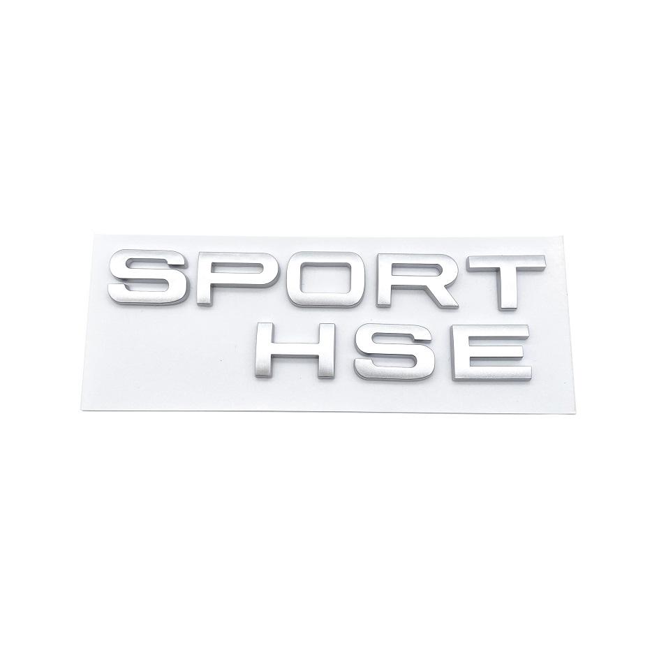 WDC5 New Car 3D ABS Letters Badge SPORT HSE Emblem for SUV Series Rear Trunk Tail Styling Sticker Accessories