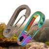 Clip Hook Titanium Alloy Key  Fast Hooks Quick Draw Carabiner Keychain Hook Tool For Hiking Climbing Hook