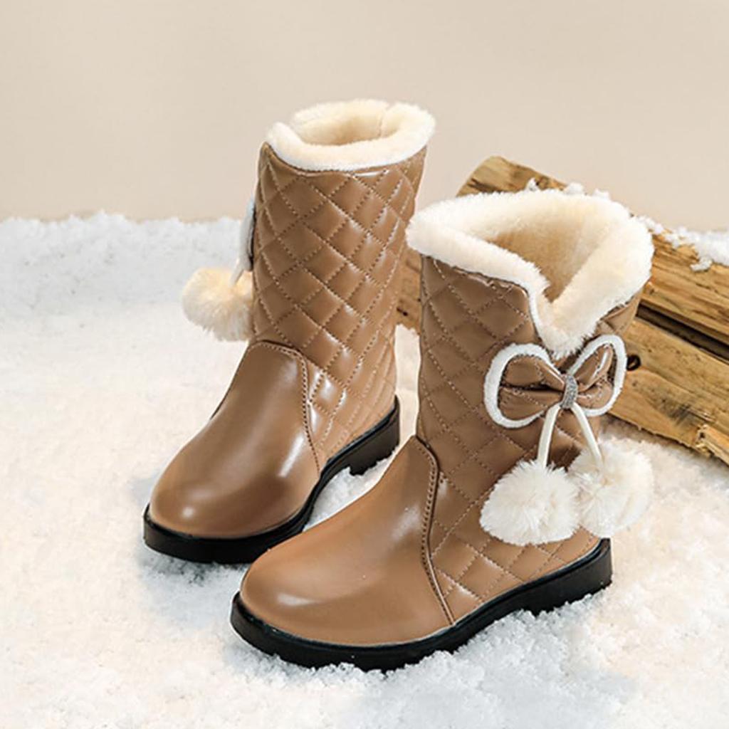 Children's Boots, Snow Boots, Girls' Thick Fleece And Warm Midsole Boots