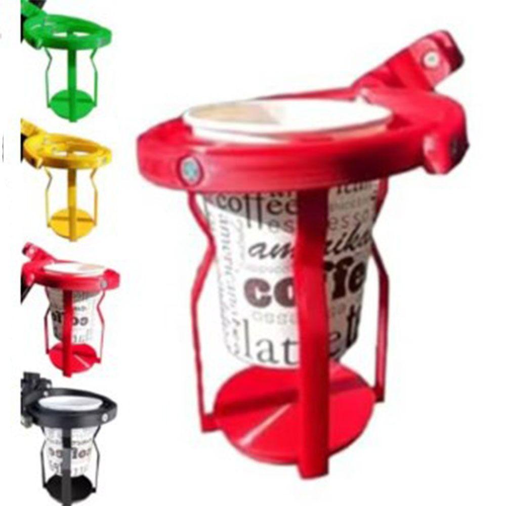 Self Leveling 3D Motorcycle Drink Holder No Spill Hanging Cup Holder Clamp Tricycles