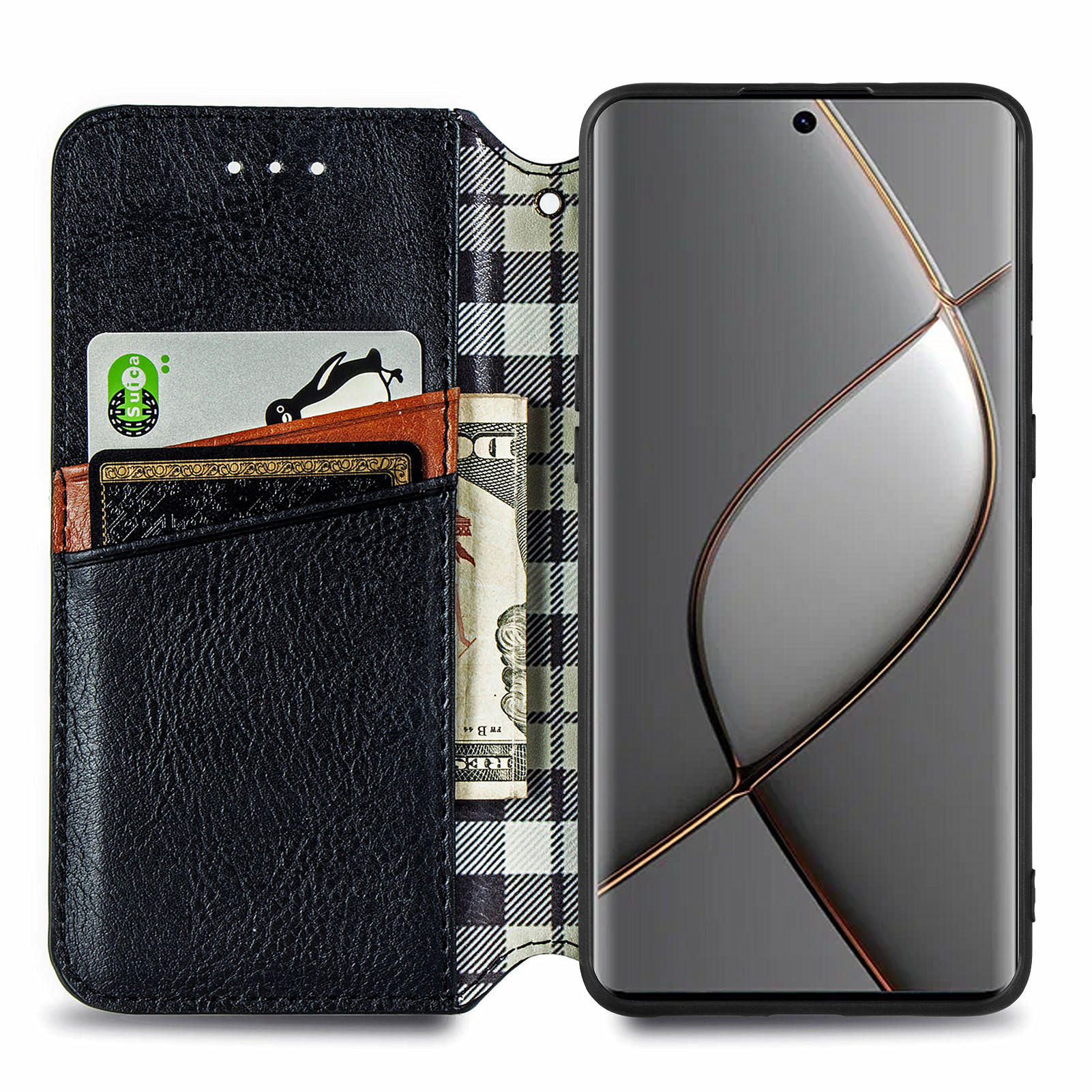 

For TECNO Spark 20 Pro+ PU Leather Case Rhombus Imprint Wallet Stand Phone Cover Blue