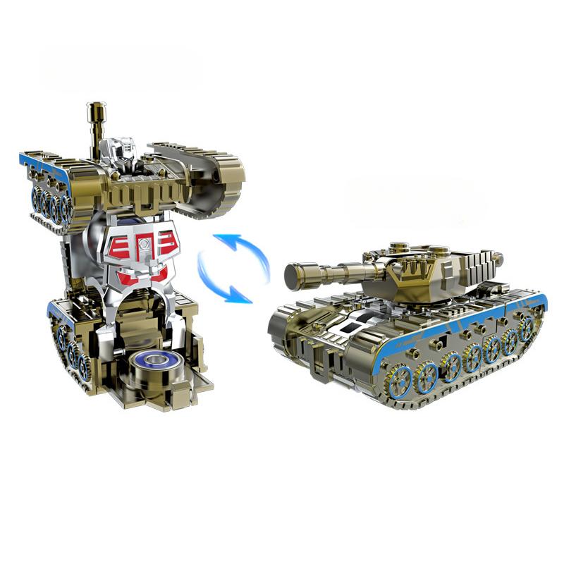 Creative Mech Fidget Spinner Simulated Tank Deformation Robot Adult Fidget Toys Plastic Hand Spinner Stress Relief Toy