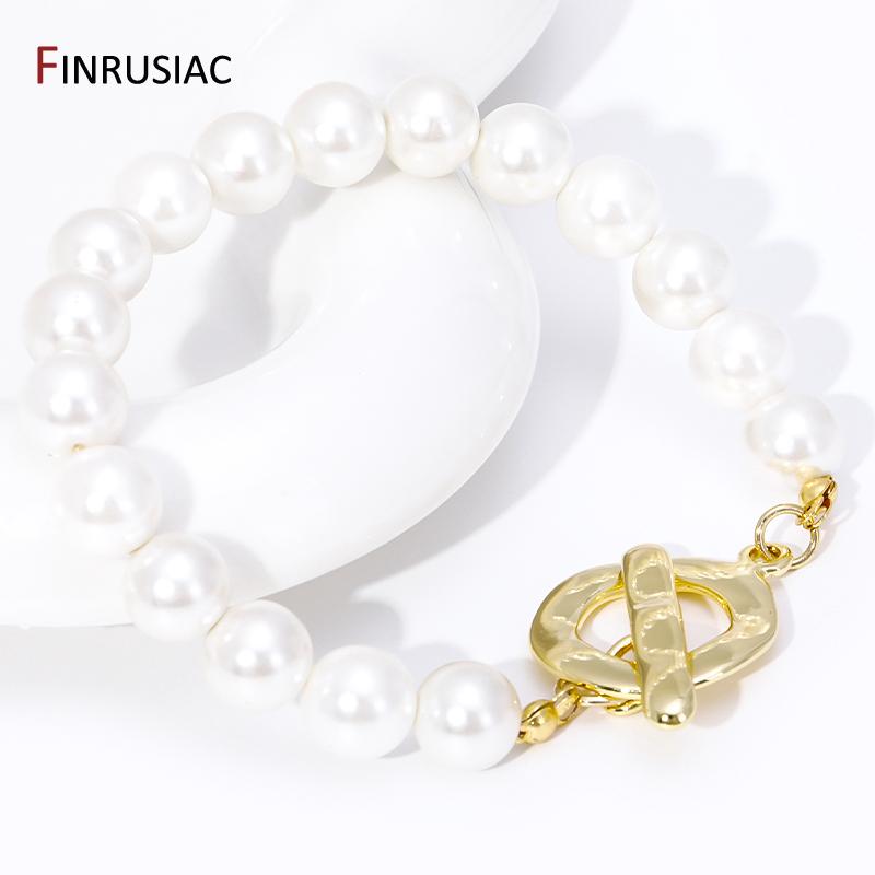 Wholesale 18K Gold Plated Brass Round OT Toggle Clasps Connector For DIY Bracelet Necklace Making Findings