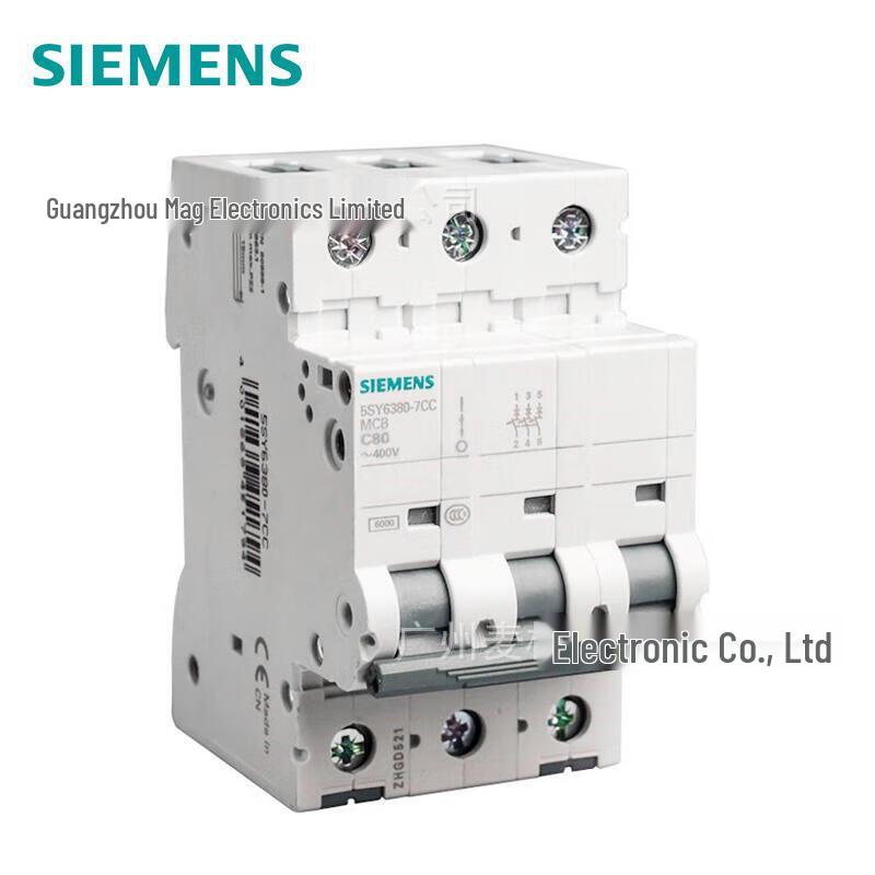 

Siemens 3P Mini Circuit Breaker: 5SY63107CC, 5SY63038CC, 5SY63328CC 3P 16A 400V