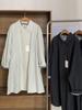 Einfarbiger mittellanger einreihiger Damen-Trenchcoat im koreanischen Stil - Lässige, vielseitige und figurbetonende Oberbekleidung
