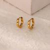 Gold Color Glossy Chunky Waterdrop Dangle Earrings For Women Stainless Steel Heart Bow Ear Piercing Jewelry Birthday Cute Gifts