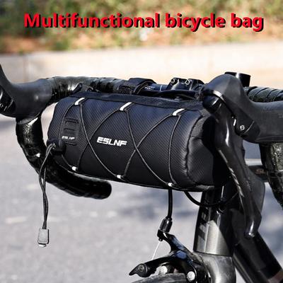 Vodotesná taška na riadidlá cestného bicykla Multifunkčná taška na prednú trubku MTB Prenosná rámová brašňa Vonkajšia taška cez rameno