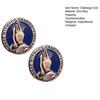 The Lord's Prayer Coin Christian Challenge Coin Pray Without Ceasing Bible Verse Token Inspirational Pocket Prayer Medallion Religious Gift for Men